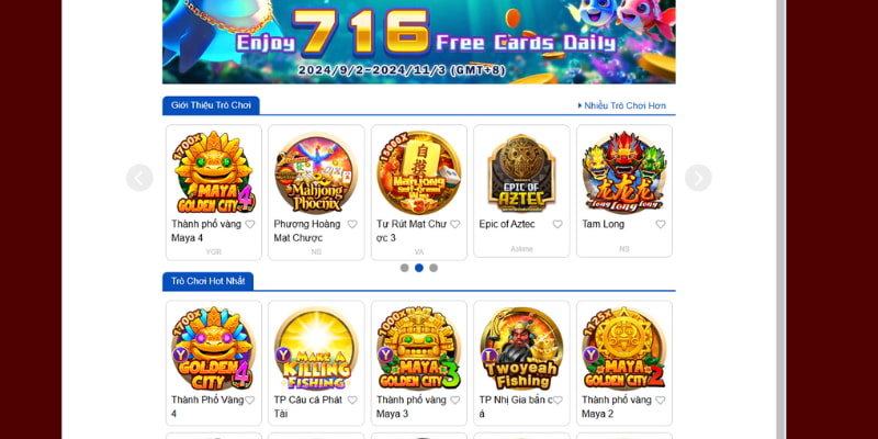 Sảnh game slots đỉnh cao trên nhà cái để hội viên trải nghiệm